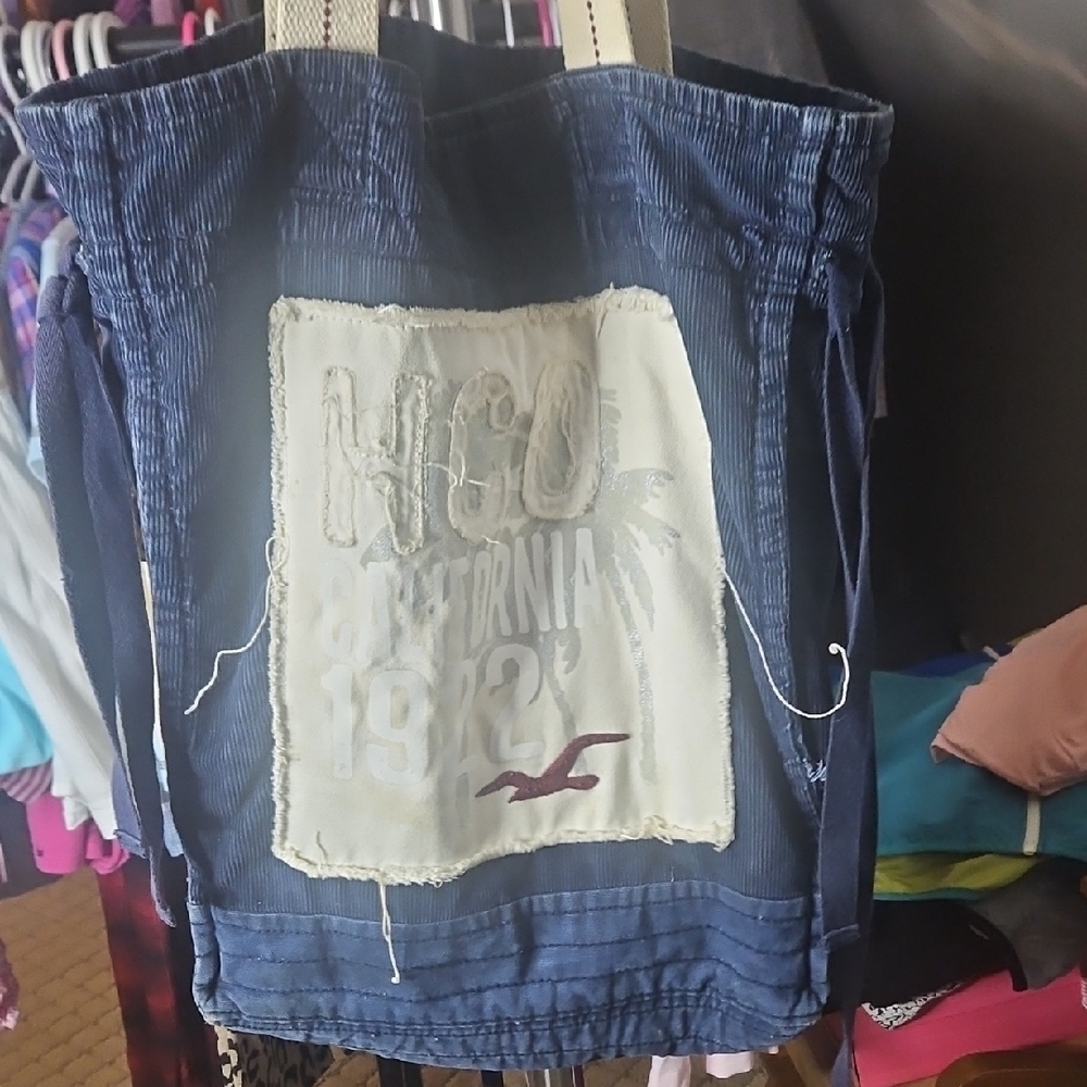 Hollister‎ Navy Blue Tote Bag